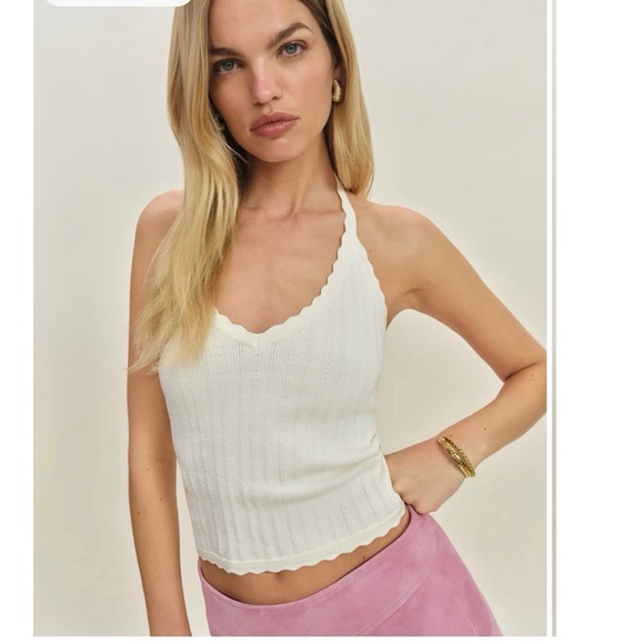 +Reformation - Christina Cotton Fior DiLatte Size Medium